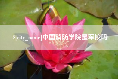 扶余中国消防学院是军校吗