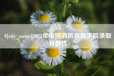 扶余2021年中国消防救援学院录取分数线