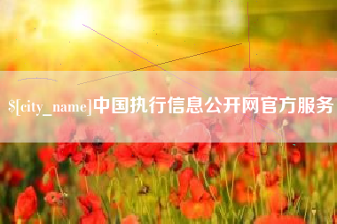 扶余中国执行信息公开网官方服务