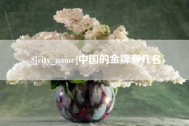 扶余中国的金牌有几名