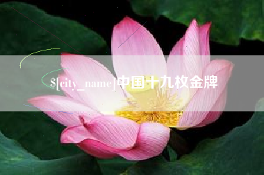 扶余中国十九枚金牌