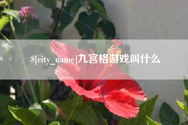 扶余九宫格游戏叫什么