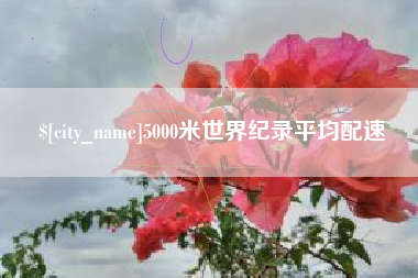 扶余5000米世界纪录平均配速