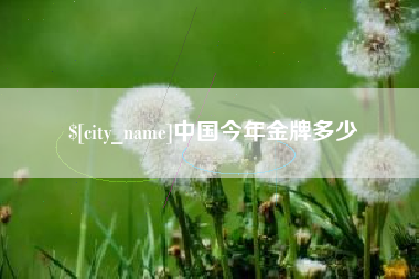 扶余中国今年金牌多少