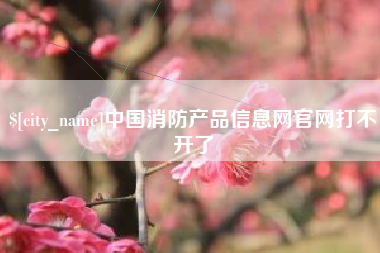 扶余中国消防产品信息网官网打不开了