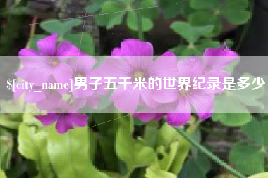 扶余男子五千米的世界纪录是多少