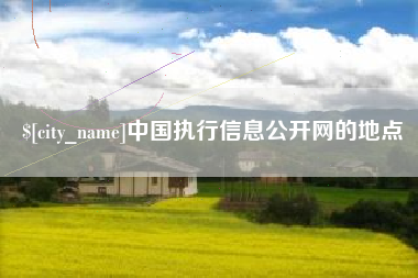 扶余中国执行信息公开网的地点