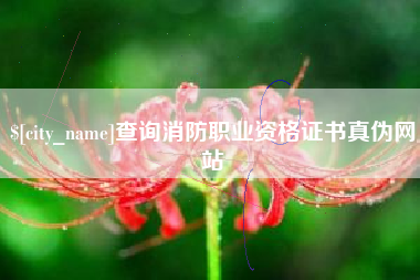 扶余查询消防职业资格证书真伪网站