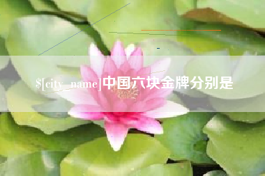 扶余中国六块金牌分别是