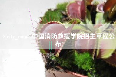 扶余中国消防救援学院招生章程公布!